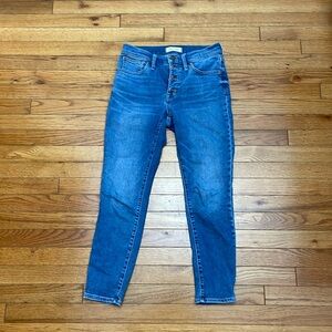 Madewell Jeans — 9” Mid-rise Crop, size 27